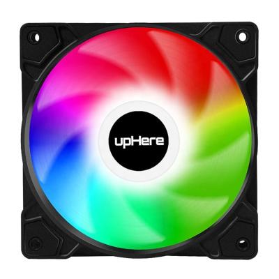 China UpHere Low Airflow Noise High In 4PIN PWM RGB Case Fan Computer Heatsink DC Fan Case Coolling Running Fan for sale