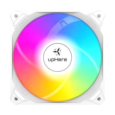 China UpHere 120MM Fan Case 4 Pin PWM RGB High Airflow Fan High Quality Low Noise Computer Fan for sale