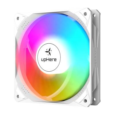 China UpHere 5V 3PIN ARGB High Airflow Affordable Aura Sync PWM 4PIN RGB Fan Low Noise Computer Case Fan For PC for sale