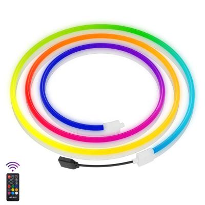 China 3M Paste Adhesive 150cm LED Strip Light USB RGB Color LED Flexible Neon Dream Strip With Remote Controller For TV/PC for sale