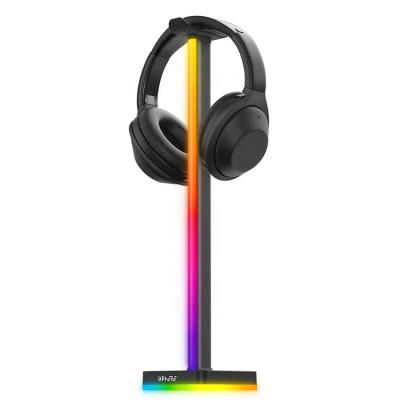 China upHere New Design RGB Lamp USB Rhythm Lights Headset Earphone Bracket Computer Desk Stand 41X9.5x9.5CM for sale