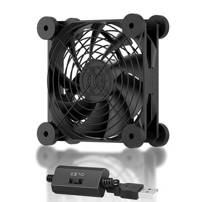 China upHere Long Life 120mm USB Desktop Fan with 3 Adjustable Wind Speeds Compatible for Laptop PS4 TV Box Fan for sale