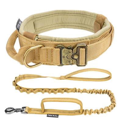 China Viable Pet Collar Training Leash Tactical Pet Supplies Quick Release Outdoor Tactical Dog Collar for sale