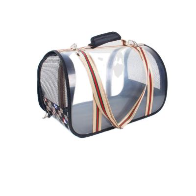 China New M286899 Pet Cage Portable Folding Bag Stylish Breathable Car Pet Supplies Purse Bag for sale