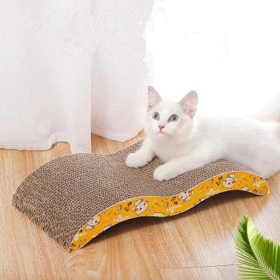 China Viable Kitten Toy Cat Scratcher Cardboard Pet Product Cat Scratch Scratching Post for sale