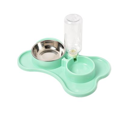 China Viable automatic water fountain for double dog bowl for double dog bowl for dogteddy bowl for dog for sale