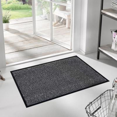 China Heavy Duty Indoor Outdoor Washable Non Slip Backing Floor Mats Anti Slip Barrier Mats 60x90cm for sale