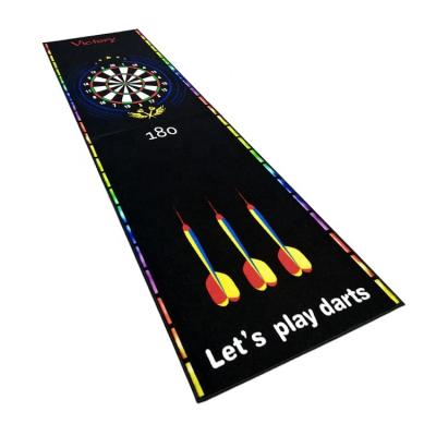 China Hot Selling Custom Printed Nylon Or Polyester Advertising Dart Carpet for sale