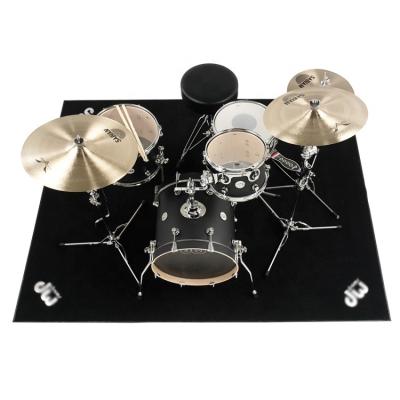 China Custom Nylon (Polyamide) or 100% Polyester Drum Set Mat Drum Blanket Rug for sale