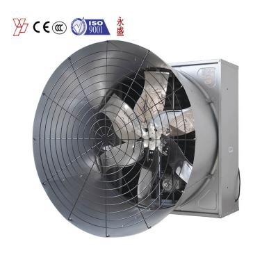 China Long Big Lifespan 1380mm Airflow Poultry Farm Butterfly Cone Type Exhaust Fan / CE Certificate for sale