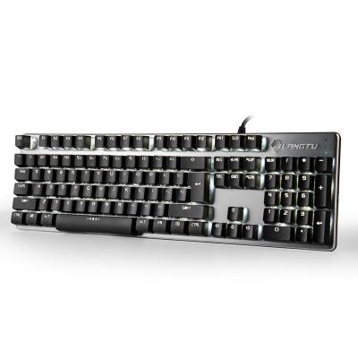 China Mechanical Numpad Gaming Keyboard LED Backlit Wired Keyboard with Blue/Black Switches for Gaming PC (Black) for sale