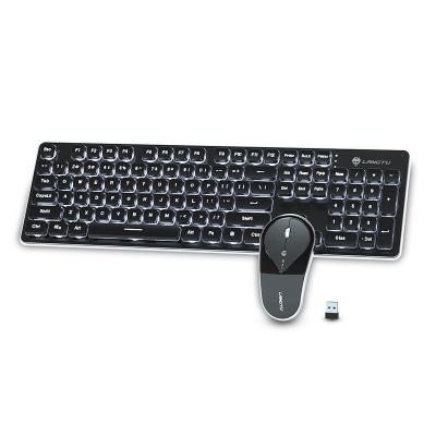 China For Office 2021 Hot Sale 2.4GHz Portable Wireless Keyboard And Mouse Combo Set For Windows Mac Computer for sale