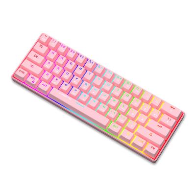 China RGB Hotswap 60% Wireless DIY Mechanical Keyboard with 3000mAh Battery, Fully Programmable for Gamers for sale