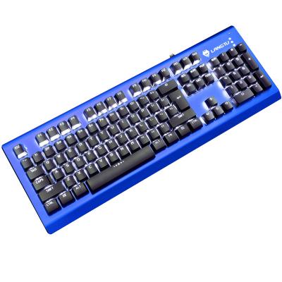 China G400 RGB LED backlit numeric keypad wired mechanical gaming keyboard, 104 standard keys, programmable keyboard usb for sale