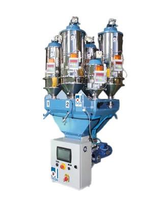 China 6 Components Gravimetric Dosing 600kg/H GDM1000-6 Dosing Unit For Extruder for sale