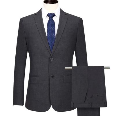 China Cheap Winter Business Groom Men Fall Anti-Shrink Wool 2 Piece Suit Sets for sale