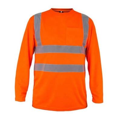 China High Visibility EN 20471 ANSI Class 2 Safety Hi-Force Reflective T-Shirts for sale