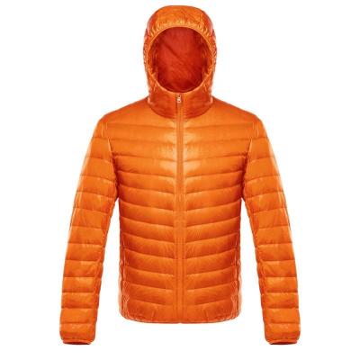 China Breathable 100%nylon winter duck down jacket for men for sale