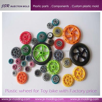 China Plastic Injection Molding Parts High Quality Custom Injection Small Plastic Toy Car Wheel Parts With Low Price for sale