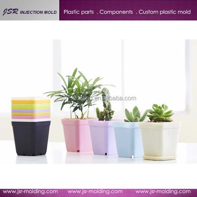 China PP& As customer's requirement low price! Mini plastic pp flower pot holder, colorful plastic planter pot for sale for sale