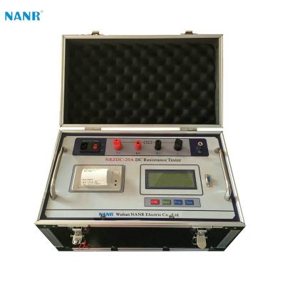 China NRZDC 20A DC Winding Resistance Tester For Transformer 450*260*310mm for sale