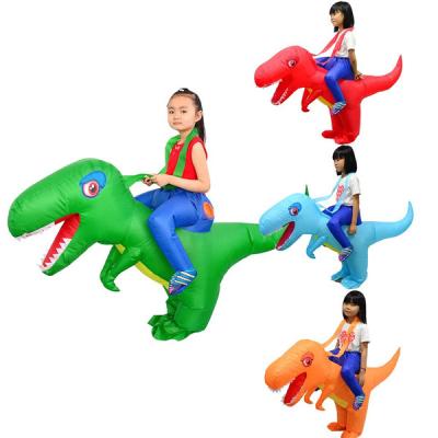 China Popular Cartoon Inflatable Ancient Animal Advertising Costume Dinosaur Mascot Party Products Inflatable Dinosaur Walking Costume for sale