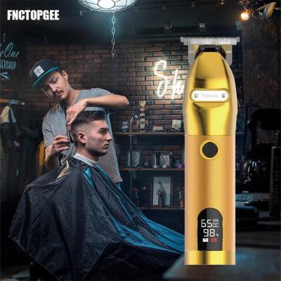 China Hot Safety in New Barber All-Metal Design High Quality China LED Display Electric Hair Clipper for sale