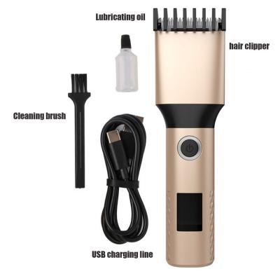 China Professional Rechargeable Safety Men's Electric Shaver Hair Trimmer Hair Trimmer Rechargeable Beard Trimmer Fast Charging for sale