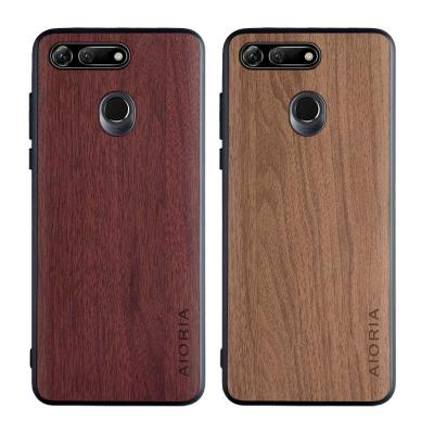 China Shockproof Hardwood Back Cover Phone Case For Honor View 10 20 30 V10 V20 V30 Custom Logo Available for sale