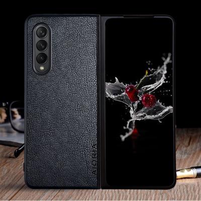 China Shockproof Leather Case Cover For Wholesale Retail Samsung Galaxy Z Fold3 5G Z Fold 3 for sale