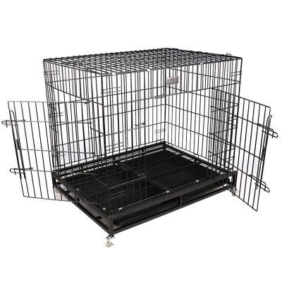 China Breathable High Quality Heavy Duty Large Size Dog Crate Out Of Door Kennel Pet Cage Metal Kennel for sale