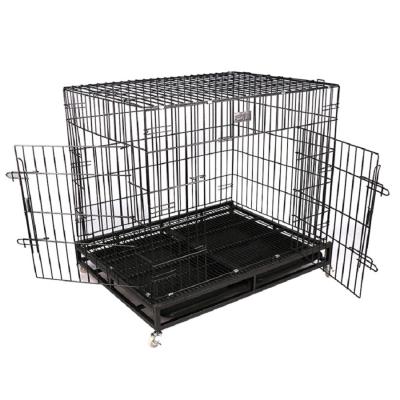 China Breathable Large Size Dog Crate Out Of Door Kennel Pet Cage High Quality Heavy Duty Metal Kennel for sale