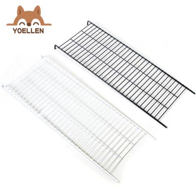 China Encrypting mesh iron pet fence shelf combination net black white viable indoor cabinetpet fence DIY variety for sale