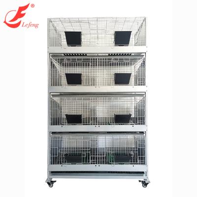 China Breathable High Quality Multi-Stage Rabbit Cage for sale