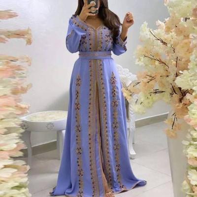 China Princess New 2022 Spring And Luxury Lehenga Choli Party Wear Exquisite Floral Print Summer Embroidery Muslim Abaya A Line Fashion for sale