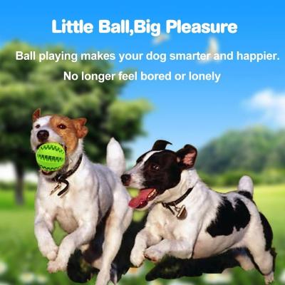 China Amazon Food Grade Interactive Plastic Pet Ball Launcher Dog Chew Game Toy Ball Viable Hot Selling Grinding Rubber Rolling Treat for sale