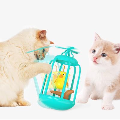 China Custom Indoor Dog Friendly Kitty Game Toy Interactive Pet Cat Educational Scratching Toys Eco Viable Factory Birdcage For Cats for sale