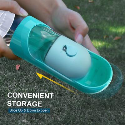 China New Design Sustainable Pet Travel Bottle Smoothie Recycle Transparent Dog Expansion Water Care Cups Sealed Plastic With Dome Lid for sale