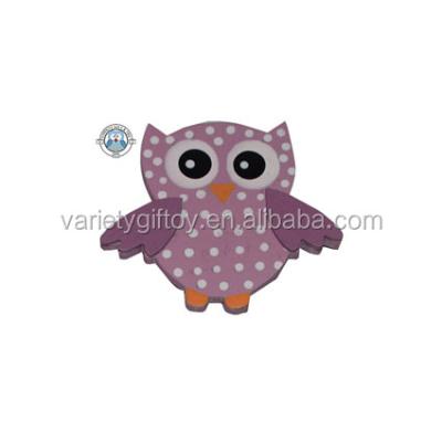 China 100% Handmade WOODEN OWL SHAPE FRIDGE MAGNETS FOR HOME DECOR for sale