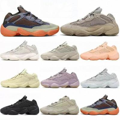 China Sweat-absorbent with box mens womens womens outdoor runner yeezy sneakers 500 for sale