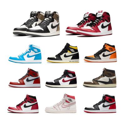 China Fashion\air comfortable\durable\breathable\lit nikes jordan 1 low cost direct supply of Chinese factories basketball shoes for men women AJ1 for sale