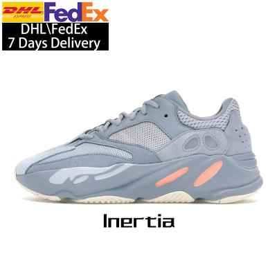 China Sweat-absorbent with box inertia EG7597 mens style casual walking sneakers for women sports shoes 700 v2 yeezy for sale