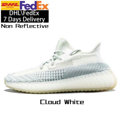 China Sweat-absorbent with box cloud white unreflective men women FW3043 yeezy 350 v2 yeezy sneaker runner shoes for sale