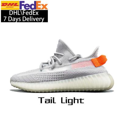 China Sweat-absorbent with box tail light FX9017 men women sneaker runner yeezy 350 V2 yeezy shoes for sale