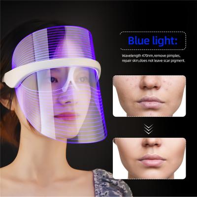 China AOOTOY Cordless Spa Pdt Skin Tightening Led Light Therapy Facial Mask Glowing Anti Aging Rechargeable for sale