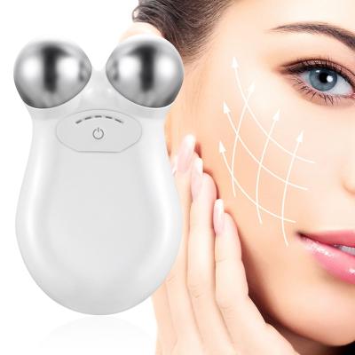 China Face Lift Mini Microcurrent Face Lift Machine Peel Tighten Rejuvenation Beauty Massage Facial Tone Device for sale