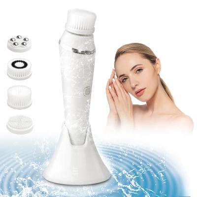 China AOOTOY USB Massager Magnetic Vibration Electric Vibrating Pore IPX7 Deep Cleansing Face Filling Waterproof Deep Cleansing Brush for sale