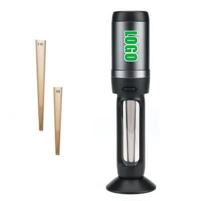 China Morden/Popular Factory Portable Handheld Custom Rolled Herb Grinder With Automatic Filler Electric Rolled Cones Tobacco Filler Herb Grinder for sale