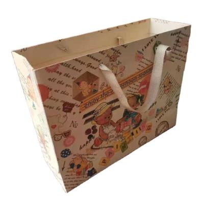 China 2022 Factory Direct Wholesale High Quality Recyclable Kraft Paper Bags Professional China Custom With Handle for sale