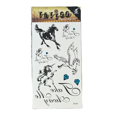 China Cool Novel Convenient Customizable Body Art Personalized Temporary Sticker Tattoo Waterproof for sale